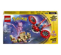 LEGO Pokémon 72161 - Set de construction compatible SMART Play™ - Mew, Recherche en drone - Dès 8 ans