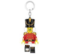 Lego Porte-clés avec lumière LED Motif casse-noisette, blanc, 9cm