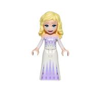 LEGO Princesses Disney Elsa Robe Lavande Blanche Mini-Poupée Minifigure 43209