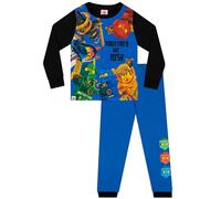 LEGO Pyjama Ninjago Kai pour garçons | Pyjama Enfant Ninja pour garçons | Vêtements de Nuit d'hiver pour Enfants | Multicolore 11-12 Ans