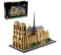 LEGO Réplique d'architecture Notre-Dame de Paris, kit de maquette architecturale, ensemble de construction à collectionner pour adultes, construction et présentation, souvenir, idée cadeau pour les