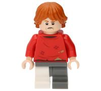 LEGO : Ron Weasley avec une jambe dans le plâtre