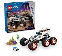 LEGO City Space Explorer Rover et Alien Life Toy, cadeau spatial pour garçons et filles à partir de 6 ans avec 2 figurines, robot et figurines extraterrestres, jouet STEM 60431
