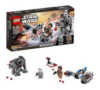 Lego Sa (FR) 75195 Star Wars - Jeu de construction - Microfighter Ski Speeder vs. Quadripode du Premier Ordre