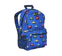 LEGO Sac à dos unisexe pour enfant avec imprimés emblématiques, Voitures en bleu, One Size, Sac à dos Iconic Prints