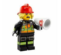 LEGO Série 19 Pompier Jaune