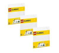 LEGO Set: 3 x 11010 Plaque de Base Blanche