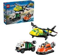 60505 LEGO® CITY Kit combiné avec avion, véhicule d'entretien et aéroglisseur (60505)