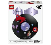 LEGO Editions Le Vinyle d’Olivia Rodrigo - Jeu de Construction - Jouet Vinyle, Minifigurine & Accessoires - Décoration Murale ou de Bureau - Cadeau sur la Musique pour Fille ou Fan Ado 10 Ans 43028