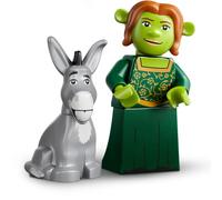 Lego Shrek Mini Figures Series - Figurine Fiona et âne, mini figurine | Shrek LEGO 71053 Mini-figurine, seule figurine LEGO à collectionner