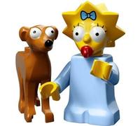 Lego Simpsons Series 2 Pick Your Figure 71009 (Maggie with Santa's Little Helper) by LEGO