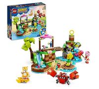 LEGO Sonic The Hedgehog L'île de Sauvetage des Animaux d'Amy, Jeu de Construction avec 6 Personnages, Dont Les Figurines Tails et Crabmeat, Cadeaux pour Enfants, Garçons et Filles Dès 7 Ans 76992