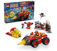 Lego Sonic The Hedgehog : Super Sonic vs. Egg Drillster Jouet de Jeu avec Ombre et Dr. Eggman, Jeu de Construction Super sonique pour garçons et Filles à partir de 8 Ans, 76999