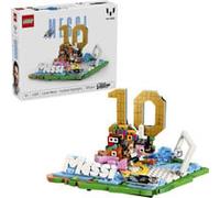 LEGO Editions Lionel Messi - Best of - Jeu Football - Maquette 3D avec Minifigurine Collector - Décoration de Chambre d'enfant - Cadeau dès 10 Ans pour Garçon, Fille ou Adulte Fan de Sport 43011