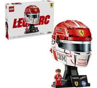 LEGO Editions Scuderia Ferrari HP Casque de Charles Leclerc - Produit F1 - Maquette avec Minifigurine Collector - Décoration Intérieure - Cadeau pour Garçon dès 14 ans et Adulte Fan d'Automobile 43014