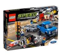 LEGO® Speed Champions 75875 Ford F-150 Raptor et le Bolide Ford Modèle A multicolore