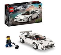 LEGO Speed Champions 76908 - Kit de construction Lamborghini Countach, modèle de collection de la super voiture de sport emblématique des années 70 pour les enfants de 8 ans et plus (262 piezas)