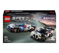 LEGO Set de construction Speed Champions BMW M4 GT3 & BMW M Hybrid V8 – 2 modèles, 2 figurines 76922