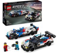 LEGO Speed Champions BMW M4 GT3 & BMW M Hybrid V8 Racing Cars, deux modèles de course pour enfants à construire avec 2 pilotes en minifigure, décoration de chambre et cadeau pour les 9 ans, 76922