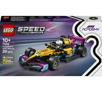 LEGO Speed Champions Voiture de Course F1 Academy Jouet - Maquette avec Minifigurine de Femme Pilote de F1 - Cadeau d'anniversaire Fille, Garçon 10 Ans ou Adulte Fan de Sport Automobile 77258