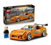 LEGO Speed Champions La Toyota Supra MK4 de Fast and Furious - Jouet Voiture - Maquette avec Minifigurine de Brian O'Conner - Cadeau STEM pour Garçon dès 10 Ans ou Ado Fan du Film 77260
