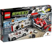 LEGO® Speed Champions 75876 Le stand de la Porsche 919 Hybrid et 917k