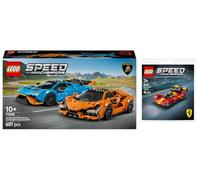 Lego Speedchampions Lot de 2 : 77238 Revuelto et Huracán STO & 30709 499P Supercar