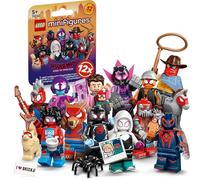 Lego Spiderman Minifigures Série avec 12 figurines Spider-Man : ensemble complet de la série Lego 71050 Across The Spider-Verse (avec carrelage imprimé)