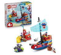LEGO Spidey Le Bateau Pirate de l’équipe Spidey 11208 | Jouet pour garçon dès 4 ans, set de super-héros, maquette de navire, 2 barques, 4 minifigurines, idée cadeau, 201 pièces