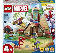 LEGO Spidey Spidey Contre Le Raptor de Gobby à la cabane dans l’Arbre 11200 | Jouet pour garçon ou fille dès 4 ans, dinosaures, Spidey et ses amis extraordinaires, idée cadeau, 143 pièces