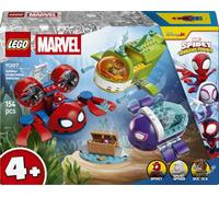 LEGO Spidey Spidey : Les véhicules sous-Marins 11207 | Jouet pour garçon dès 4 ans, jouet super-héros, 3 minifigurines, 3 sous-marins, idée cadeau, 154 pièces