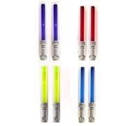 LEGO® Star Wars ™ 5 Sabres Laser/épées Laser en Bleu, poignée en Chrome