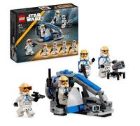 LEGO Star Wars Pack de Combat des Clone Troopers de la 332e Compagnie d’Ahsoka - Kit de Construction The Clone Wars avec Véhicule Speeder Lance-Tenons et Minifigurines - Cadeau Enfants Dès 6 Ans 75359