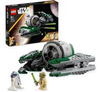 LEGO® Star Wars 75360 Le Chasseur Jedi de Yoda, Jouet The Clone Wars avec la Minifigurine Yoda et Figurine R2-D2