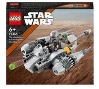 LEGO 75363 Star Wars Microfighter Chasseur N-1 du Mandalorien, Jouet de Construction, Le Livre de Boba Fett, Véhicule avec Figurine Grogu Bébé Yoda, Cadeau pour Enfants, Garçons, Filles Dès 6 Ans
