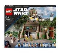 LEGO Jeu de construction 75365 Star Wars Base Rebelle Yavin 4 – 10 minifigurines, Y‑Wing