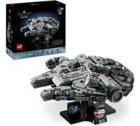 LEGO Star Wars 75375 Millennium Falcon, Set de Construction, Vaisseau Spatial, Adultes