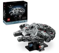 LEGO Star Wars 75375 Millennium Falcon, Set de Construction, Vaisseau Spatial, Adultes