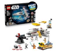 LEGO Star Wars 75423 Smart Play : Le X-Wing Red Five de Luke - Jouet Interactif Tout-en-Un - Smart Brique, 5 Tags, 2 Minifigurines & Chargeur - Idée Cadeau pour Garçon, Fille dès 6 Ans ou Fan Adulte