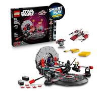 LEGO Star Wars 75427 SMART Play : Duel dans la Salle du Trône et Chasseur A-Wing - Jeu Interactif Tout-en-Un - 2 SMART Briques, 5 Tags, 3 Minifigurines, Chargeur - Cadeau Garçon, Fille 9 ans ou Adulte