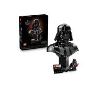 LEGO Star Wars 75439 Buste de Dark Vador à construire pour adulte avec support, plaque nominative et minifigurine Noir