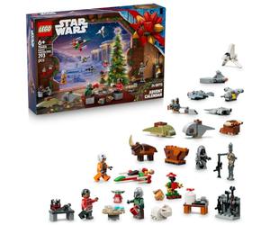 LEGO Star Wars 75456 Calendrier de l'Avent 2026 pour Enfants - Jouets pour Garçon 6 Ans - Compte à Rebours de Noël - 24 Surprises Dont 4 Minifigurines, Droïde IG-11 & Figurine de Grogu - Idée Cadeau