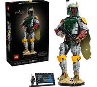 LEGO Star Wars 75455 Le Retour du Jedi Boba Fett - Set Adulte - Figurine avec Armure Beskar, Blaster & Minifigurine de Chasseur de Primes - Décoration de Bureau - Cadeau pour Fan du Retour du Jedi