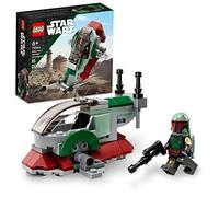 LEGO Star Wars Boba Fett's Starship Microfighter 75344 - Jouet de construction - Véhicule avec ailes réglables et flickshooters - Le kit mandalorien pour enfants
