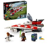 LEGO Star Wars Bob's Jedi Knight Fighter, jouet à construire pour enfant, 2 minifigures et une figurine de droïde, idée cadeau pour 8 ans, pour garçon, fille, pour fan de Star Wars, 75388