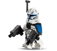 Lego Star Wars Captain Rex Figurine Capitaine Rex avec deux blasters et casque - Alternative au Battle Pack