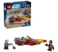 LEGO Star Wars 75437 Le Speeder de Cobb Vanth - Jouet de Construction - Minifigurines de Cobb Vanth & Cad Bane - Pistolets Blasters & Jetpack - Cadeau pour Garçon dès 7 Ans & Fans du Mandalorien