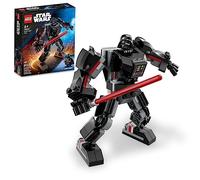 LEGO Figurine à construire Dark Vador Mech 75368 – cockpit ouvrant, sabre laser – Dès 6 ans