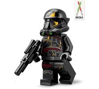 Lego Star Wars Deathtrooper Kit figurine avec pistolet blaster et casque - Alternative au pack de bataille, lot de minifigurines, truppler de la mort impériale