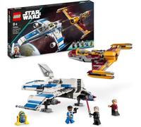 LEGO Star Wars New Republic E-Wing vs. Shin Hati's Starfighter Ahsoka Serie Set met 2 Speelgoed Voertuigen, Droid figuur, 4 Minifiguren en 2 Lichtzwaarden, Cadeau voor Jongens en Meisjes 75364